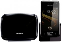 Радиотелефон PANASONIC KX-PRX120RU версия 4.0.4. Android,  фронтальная камера 0.3М, Wi-Fi, автоответ