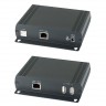 SC&T HKM01E Удлинитель HDMI и KVM (комплект приемник+передатчик) по Ethernet до 120м