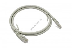 DR-180009 Коммутационный шнур U/UTP категория 5e PVC 2,0 м, серый