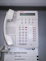 Телефон цифровой системный Avaya/Lucent 6408D+, дисплей, спикер, 8 кн, Б/У