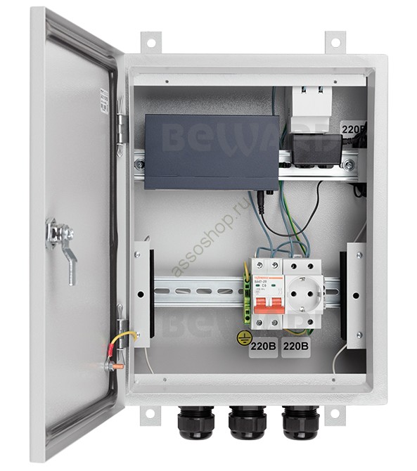 Коммутатор уличный B-400x310x120-FSD8