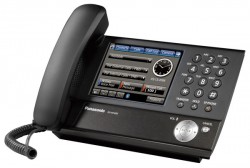 Cистемный IP-телефон Panasonic KX-NT400RU(черный)