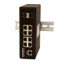 Коммутатор Osnovo SW-70802/IL управляемый L2+ пром.исп, 10п, 8xGE RJ45, 2xGE SFP, без БП, грозозащ