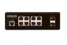 Коммутатор Osnovo SW-70802/IL управляемый L2+ пром.исп, 10п, 8xGE RJ45, 2xGE SFP, без БП, грозозащ