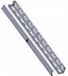 M44ORG42G Вертикальный передний кабельный органайзер 42U для шкафов Estap Universal Line Ш=800