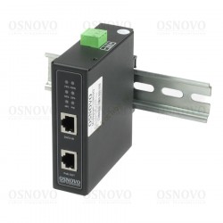 Osnovo Midspan-1/903G(Booster) инжектор PoE Gigabit Ethernet до 90W, пром.исп. с бустером напряжения