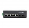 Коммутатор Osnovo SW-80402/IL, L2+ пром.исп, 6п, 4xGE PoE, 2xGE SFP, без БП