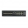 Коммутатор Osnovo SW-808010/ILS(port 90W,720W), L2+ пром.исп, 18п, 8xGE PoE, 10xGE SFP, датчик t/h/v