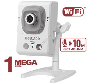IP камера мини B12CRW, 1Мп, микрофон, динамик, PIR-датчик, Wi-Fi 802.11,WPS, ИК-подсветка, microSDHC