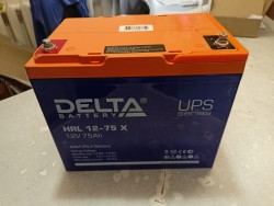 Батарея аккумуляторная  Delta HRL 12-75 (повреждение)