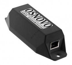 Osnovo E-PoE/1G удлинитель Gigabit Ethernet и PoE по витой паре, каскадный, не требует БП