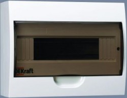 ЩРн-П-12 IP41 пластиковый прозрачная дверь (31011DEK)