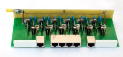 РГ4РоЕ.3-6LSA Модуль 6-портового устройства грозозащиты для сетей 10/100BaseTX PoE