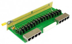 РГ5.2-8LSA Модуль 8-портового устройства грозозащиты для сетей 10/100BaseTX, гальванич.развязка