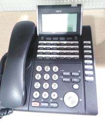 NEC Системный телефон DTL-32D-1P(BK) TEL 32 доп. кнопоки, 4-х строчный дисплей, черный