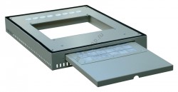 REC-RB66-TF-GY Цоколь с выдвижным фильтром для шкафов 600х600, серый