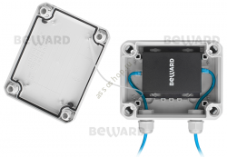 Удлинитель PoE+Ethernet STE-01HP-B уличный