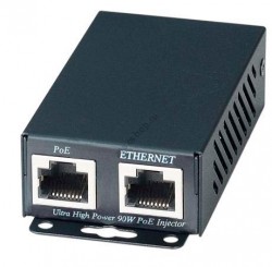 SC&T IP06I90 инжектор Ultra High PoE, стандарт IEEE 802.3af/at, до 90W, без БП
