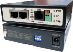 Osnovo TR-IP2 удлинитель Ethernet (2порта) по телефонному кабелю или витой паре