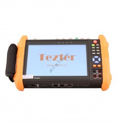 Универсальный монитор-тестер Tezter TIP-HOL-MT-7 (IP и AHD/CVI/TVI/CVBS/SDI видео)