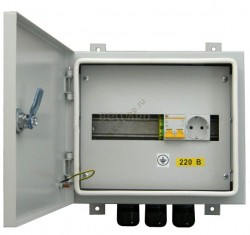 Монтажный шкаф B-270x310x120 с системой микроклимата, IP54, от -40 до +50°С, габариты 270х310х120 мм