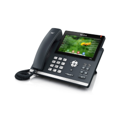 IP-Телефон Yealink SIP-T48S, SIP-телефон, цветной сенсорный экран, 16 линий, BLF,  PoE, GigE, без БП