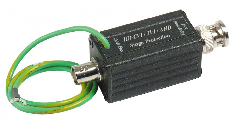 SC&T SP009 Грозозащита цепей видео HDCVI/HDTVI/AHD одноканальная для коаксиального кабеля, 15kA