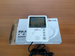 Домофон PVD-405C монитор видеодомофона TFT LCD 4", цветной, накладной, НЕКОМПЛЕКТ