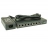 Коммутатор Osnovo SW-8D-1(120W), 8 портов, 1x2.5G PoE до 90W, 7x2.5G PoE до 30W, грозозащ