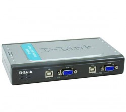 DLK-DKVM-4U / 4 port USB  KVM Switch with 2x cables