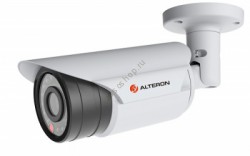 Видеокамера Alteron KIB80, IP, 1/3" 4мп, 3.6мм, уличная, цилиндрический корпус
