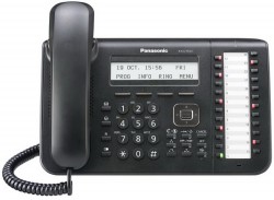 PANASONIC KX-DT543-B циф. системный аппарат 3 строки, 24 DSS, спикерфон, совместим с NT307, DT301