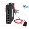 Коммутатор Osnovo SW-80402/ILS(port 90W,180W), L2+ пром.исп, 6п, 4xGE PoE, 2xGE SFP, без БП