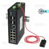 Коммутатор Osnovo SW-80804/ILS(port 90W,300W), L2+ пром.исп, 12п, 8xGE PoE, 4xGE SFP, без БП