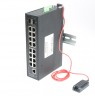 Коммутатор Osnovo SW-81602/ILS(Port 90W,600W), L2+ пром.исп, 18п, 16xGE PoE, 4xGE SFP, без БП