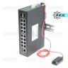 Коммутатор Osnovo SW-81602/ILS(Port 90W,600W), L2+ пром.исп, 18п, 16xGE PoE, 4xGE SFP, без БП