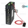 Коммутатор Osnovo SW-80804/ILS(port 90W,720W), L2+ пром.исп, 12п, 8xGE PoE, 4xGE SFP, без БП